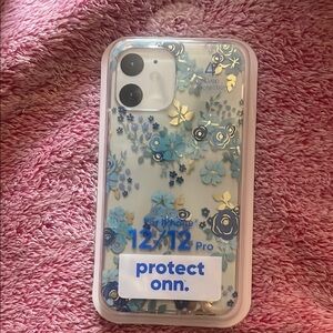 On Running Blue Liquid Glitter iPhone Case